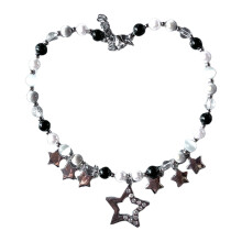 Collana con ciondolo a stella in zircone, moda donna, stile egirl, punk, grunge, catena per clavicola, regalo di San Valentino.