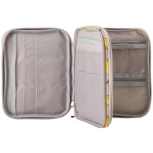 Häkelnadel-Etui, gelbe Zitronen-Aufbewahrungstasche, Stricknadel-Tragetasche, Aufbewahrungsetui, doppelte Organizer-Tasche zum Häkeln