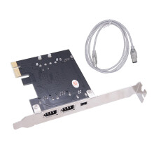 Carte de remplacement PCIE1X1394 pour ordinateur de bureau ; carte d'acquisition vidéo PCIE1X1394 ; adaptateur 6 broches pour accessoires PC de