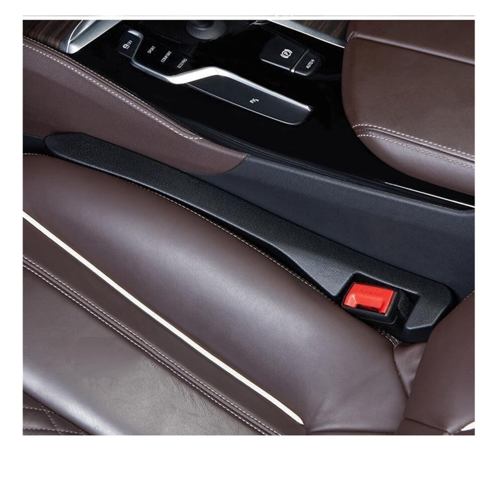 2 Pcs Car Seat Gap Filler Organizer, Universal Storage For Console-To-Seat Gap, Â Compatible With Most Cars Orange 9551475152189