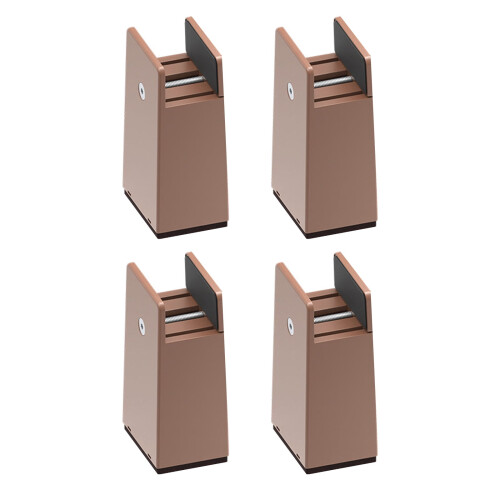 Elevadores de móveis extra altos de 5 cm (2 polegadas), portáteis e resistentes, em plástico, para uso em sofás, mesas e camas.