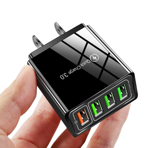 Q5-(4.1A) 4USB QC3.0 Γρήγορος φορτιστής κινητού τηλεφώνου Hot A3