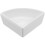 Mersess Hamster Triangular Ceramic Small Dishes for Rabbit and Water Bowl for Mouse Guinea White 1