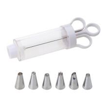Dessert Decorating Set Cupcake Filling Injector with 5 Nozzles Cake Decorating Tool Easy to Use