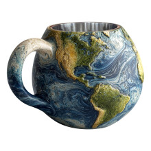 Planetary Mug Solar System Coffee Cup Set, Space-Themed Gift for Astronomy Lovers – Compatible with All Standard Mugs