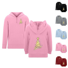 Moletom infantil masculino com capuz, estampa, zíper e bolso. Ideal para uso casual.