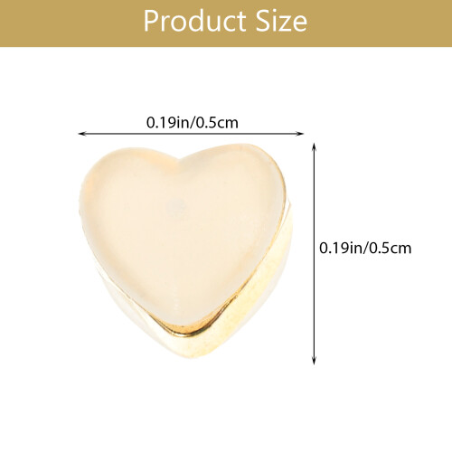 100 Unidades Cierres De Silicona Para Pendientes Forma Corazón 1