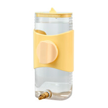 Plastic drinkflesdispenser met pinhouder voor papegaaien, geschikt om op te hangen, voor cavia's, eekhoorns en andere huisdieren.