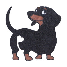 Pinces à pain réutilisables imprimées en 3D en forme de derrière de chien – Pinces amusantes sur le thème des animaux pour garder les aliments