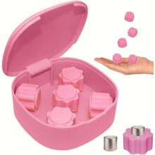 Gonggi Korean Game Gong Gi, Weighted Gongi Stones, Real Gongii Squid Gong-gi Set with Case
