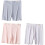 AWZXDE Girls3Pack Σορτς από ανάμεικτο ύφασμα για κορίτσια, άνετα εσώρουχα με φιόγκο και 1
