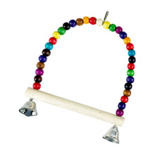 Beaded Perch Swing for Parakeets Cockatiels Finches
