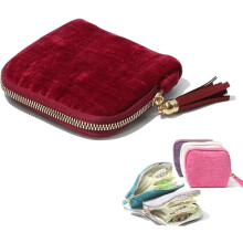 Travel Jewelry Organizer Case with Zipper & Tassel – for Earrings, Necklaces, Rings, Bracelets, Brooches – Gifts for Women