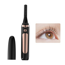 Heated Eyelash Curler, USB Rechargeable with Precise Temp Control – Natural Makeup & Long-Lasting Curls