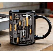 Ultimate Mechanic's Toolbox Mug, 11oz Ceramic Coffee Cup – Funny Gift for Husband, Dad, Birthday, Thanksgiving, Anniversary
