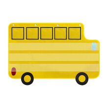 Bus Pocket Chart Classroom Organizer Teacher Accessories Educational Durable for