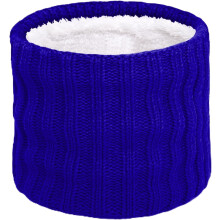Winter Fleece Warmer Gaiter Cold Weather Cover Knitted Wide Stripes Ski for Boys Girls