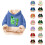Multicolor Printed Kids Hoodie for Boys Soft Fabric Pullover 1
