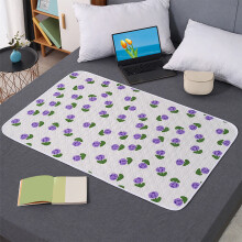 Waterproof Washable Menstrual Bed Pad, Leak-Proof Period Mattress Protector, Non-Slip, 27.55x35.43in, for Dorm/Bedside Use