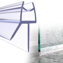 Sealing Strip,Shower Door Seal Glass Door Bottom Seal Frameless Shower Doors Strip Stop Shower Leaks And Create A Water Barrier For Glass