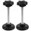 2-Pack Black Plastic Replacement Knobs for Walkers, Mobility Aid Hardware for Everyday Use and Assistance 1
