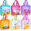 Easter Gift Bags with Handles Bunny Carrot Chick Design 1