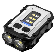 Lanternă multifuncțională cu breloc USB C reîncărcabilă cu bază pentru toate ocaziile, utilizare hands-free în camping