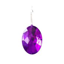 Purple hanging ornament with glossy finish 1 piece