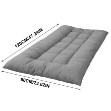 Almofada ortopédica para sofá-cama – Tapete macio e espesso de pelúcia com base de borracha antiderrapante, almofada de suporte lavável para