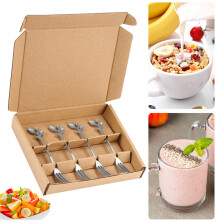 Serviesgoedsets, lepels, koffielepels, roestvrijstalen kleine lepels voor dessert, yoghurt, ijs, roestvrijstalen bestekset met creatieve ontwerpen om