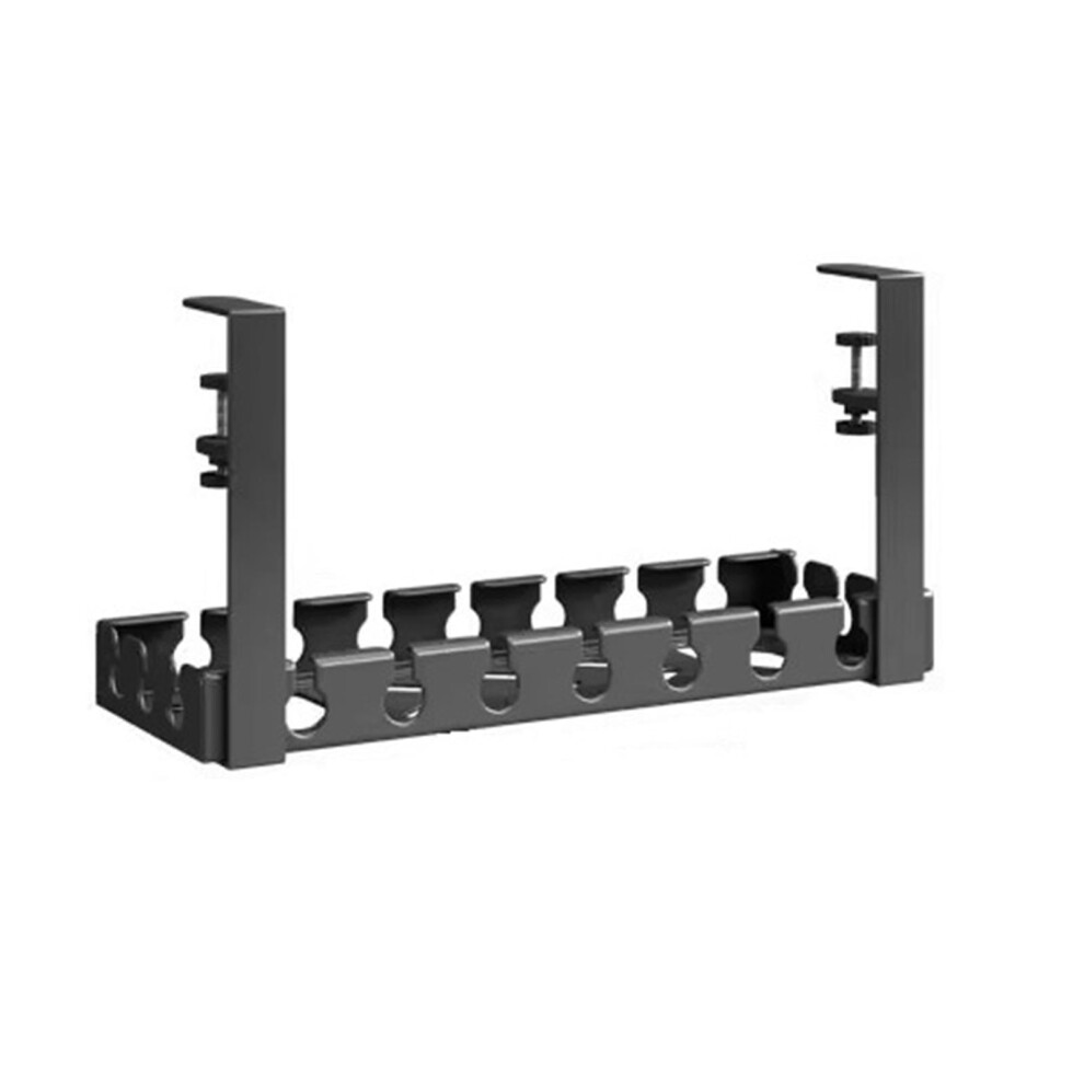 Under Desk Cable Management Tray Wire Organizer Rack Carbon Steel No Drill Installation For Computer Desk 9448990653782