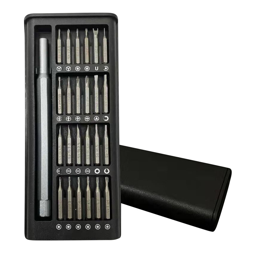 25 In 1 Precisions Screwdriver Set Small Screwdriver Set Screw Driver Set Repair Tool Kits For Doorbell Glasses Watch 9448990653775