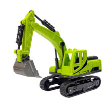 Speelgoedgraafmachine met draaibare cabine en rubberen rupsbanden, 360 graafarm – Educatief technisch speelgoed voor jongens van 3-6 jaar,