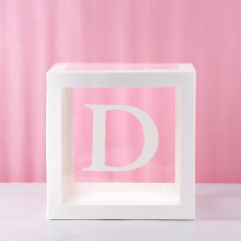 Décoration de fête DIY avec 26 lettres : ballons blancs transparents pour mariage, déclaration, anniversaire, agencement de scènes.