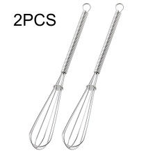 ACDANC2PCS Mini roestvrijstalen garde set voor mixen en kloppen