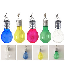Solar Light Bulb Outdoor Transparent 5 pcs 2.95x2.95x5.89 in