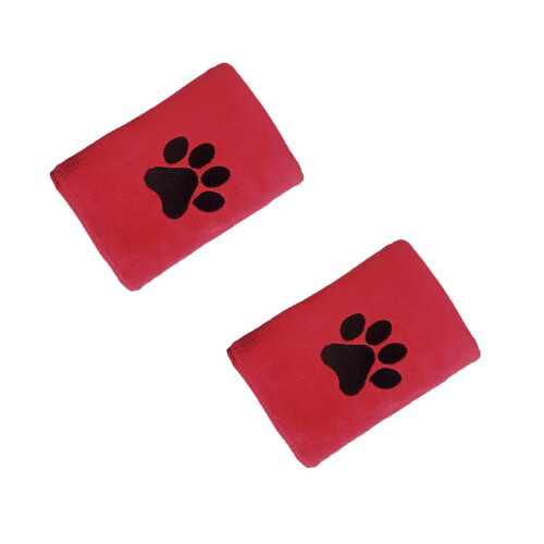 Microfiber Pet Grooming Towel Embroidered 40x31.5" 2-Pack