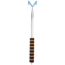 Deliqiba Disc Golf Retriever Disc Golf Grabber 10 Feet Portable Telescoping Pole with Hook for Outdoor Flying Disc