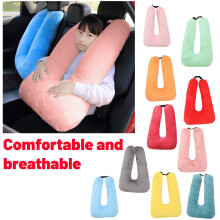 Comfortable Travel U Shaped Pillow, Body Head & Neck Support for Car Sleeping, Long Trip Journey Cushion, Multi-functional (Dark Grey)