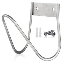 Stainless Steel Garden Hose Hanger Wall Mount Hose Hook Holder Heavy Duty Rust Proof Water Pipe Ropes Storage Rack Hook