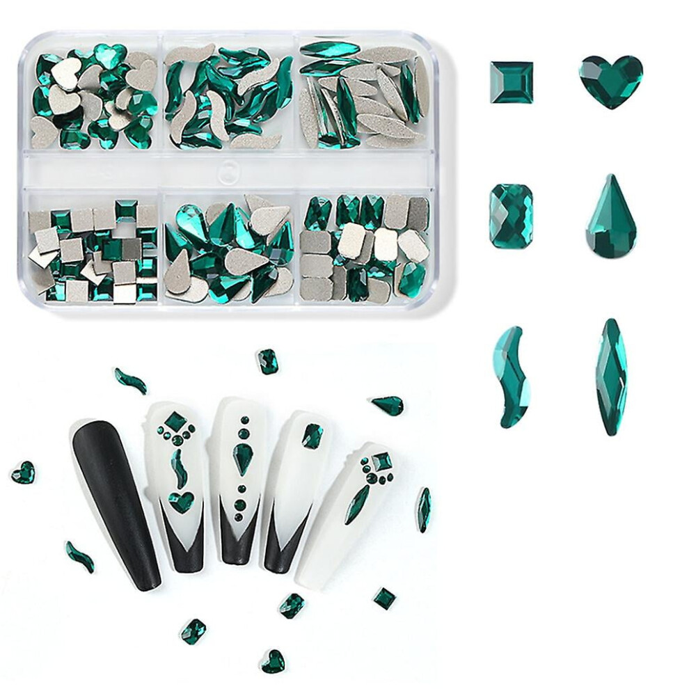 Nail Crystals Rhinestones Flat Back Glass Gems