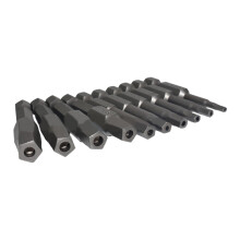 1/4 Inch Hex Shank 5 Sided Security Tamper Proof Screw Driver Drill Bit 50mm/2inch Length for Power Drills
