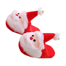 1 par de pantuflas novedosas para mujer con suela de TPR, diseño 3D, ideales para fiestas navideñas y familiares. 9*3.9*7.9 pulgadas.
