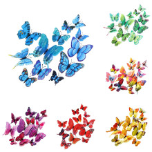 72Pcs Plastic Butterfly Fridge Magnets, 4.72", 36 Colors, 4 Sizes – Cute Kitchen Decor, Compatible with All Refrigerators
