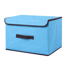 Foldable Fabric Storage Box with Handles & Dividers – Compatible with Closet, Bedroom, Living Room
