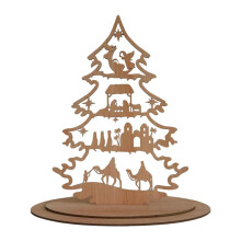 Christmas Decoration Nativity Christmas Tree for Living Room Party Fireplace Style F