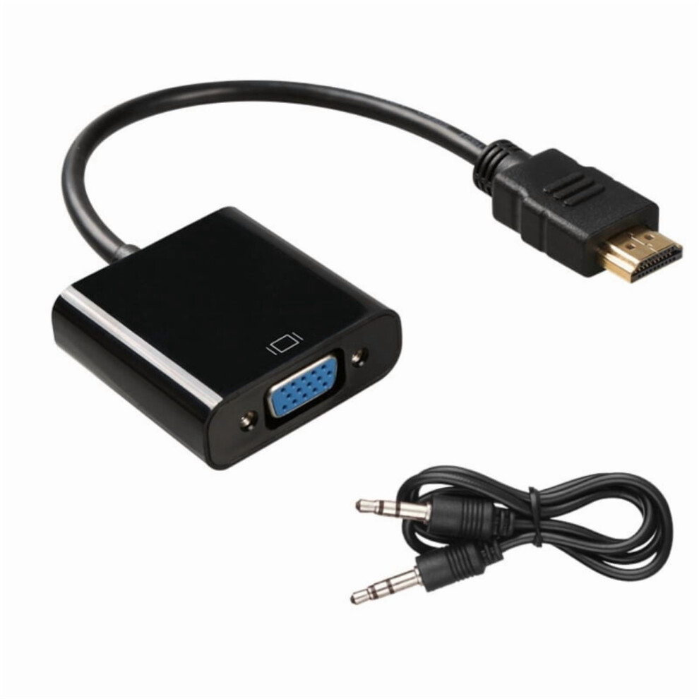 Hdmi To Vga Converter Adapter 1080P With Audio Support 959110385159
