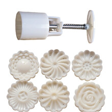 Mid-autumn Festival Chrysanthemum Cutter Moon Cake Mould Set Used for Cake Cookie Dessert Cutter Cake Baking Decorations