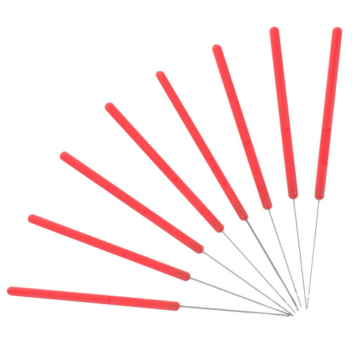 10-Pack Practical Beading Needles for Jewelry Making, 6x0.1 Inch Fine Craft Sewing Tools