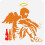 Στένσιλ Banksy Fallen Angel11,8"x11,8", Επαναχρησιμοποιήσιμο πρότυπο τέχνης DIY για ξύλο, τοίχο 1
